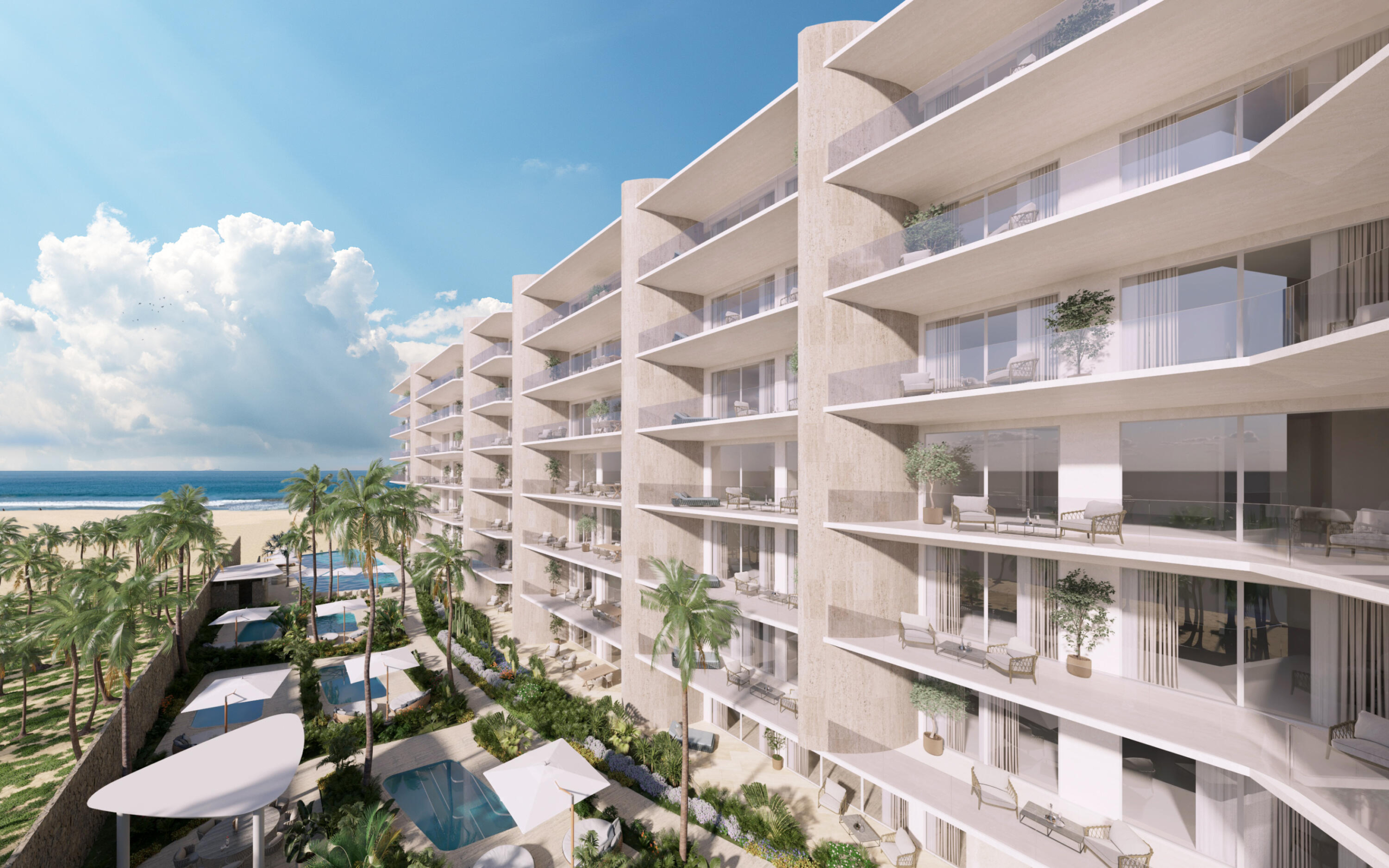 Los Cabos Vista Vela Iii Modern and elegant condo located in the exclusive Vista Vela 3 development, in the El Tezal area of Cabo San Lucas. This 2 bedroom, 2 bathroom unit offers a contemporary lifestyle, with spacious interiors, high quality finishes, and a private terrace perfect for enjoying the tranquility and common areas.The kitchen is fully equipped with stainless steel appliances, granite countertops, and an open design that connects to the living room and dining room, creating an ideal environment for socializing.The master bedroom has a full bathroom and a large closet; the second bedroom can function as a guest room or workspace.Just minutes from the marina, beaches, supermarkets, and restaurants, this property combines residential tranquility with the convenience of being close to everything. – 306 Bahia de las Palmas, San Jose del Cabo, BS