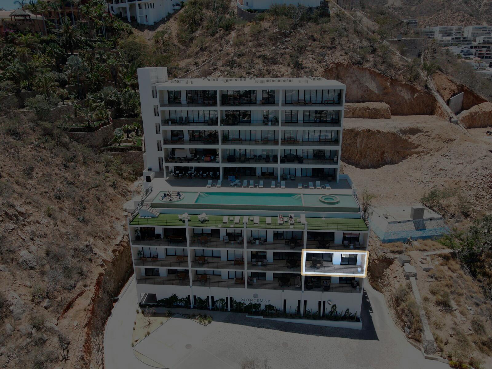 Los Cabos Vista Vela Iii Modern and elegant condo located in the exclusive Vista Vela 3 development, in the El Tezal area of Cabo San Lucas. This 2 bedroom, 2 bathroom unit offers a contemporary lifestyle, with spacious interiors, high quality finishes, and a private terrace perfect for enjoying the tranquility and common areas.The kitchen is fully equipped with stainless steel appliances, granite countertops, and an open design that connects to the living room and dining room, creating an ideal environment for socializing.The master bedroom has a full bathroom and a large closet; the second bedroom can function as a guest room or workspace.Just minutes from the marina, beaches, supermarkets, and restaurants, this property combines residential tranquility with the convenience of being close to everything. – Las Pilas, Cabo San Lucas, BS