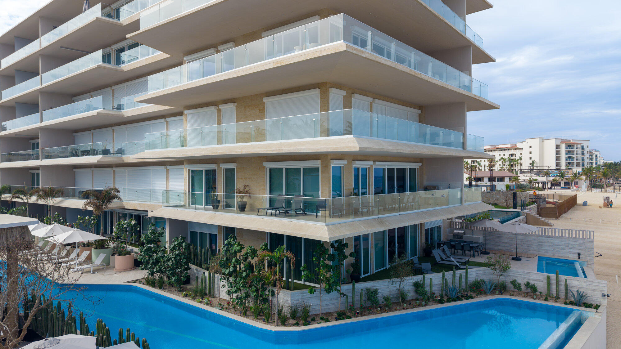 Los Cabos Albaluz Experience elevated beachfront living at Residence 201 in Albaluz, an exclusive oceanfront retreat set along the pristine shores in San José del Cabo. Showcasing breathtaking frontal – Bahia de las Palmas 3356, San Jose del Cabo, BS