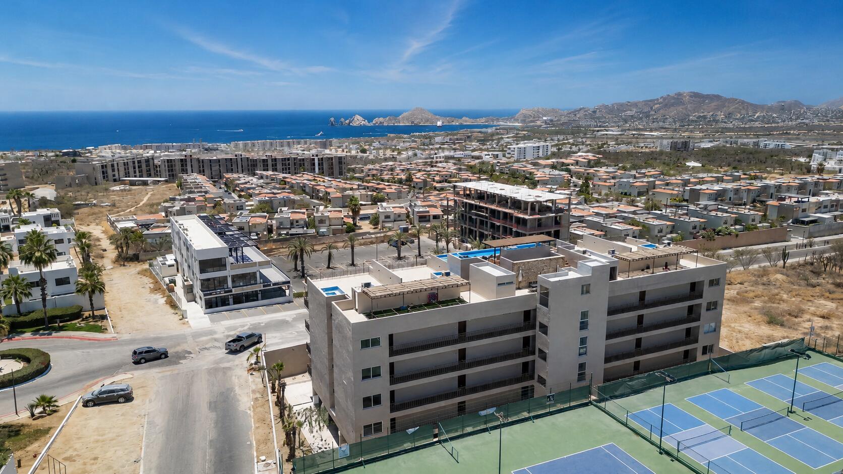 Los Cabos Balmar At Balena Los Cabos, everything is within reach -- literally.From the moment you arrive, a seamless journey takes you from underground parking directly to your residence or straight up to the rooftop -- no long walks, no friction. Just effortless living.Inside, 3-bedroom layouts with premium finishes and Smeg appliances set the tone. Spacious, well-designed, and move-in ready.Up top, an infinity pool with sweeping – Tezal Sea of cortez, Cabo Corridor, BS