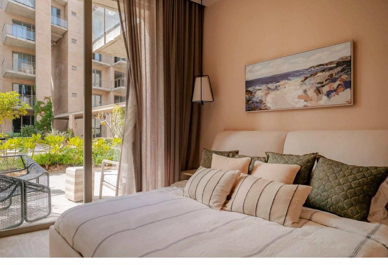 Esperanza Las Arenas Enjoy the ultimate luxury of direct, walk-out access to the sparkling pool and premium amenities right from your terrace. the condominium A106 Beautifully designed with 2 serene bedrooms and 2 full, modern bathrooms.Thanks to its thoughtful design, the apartment is bathed in natural light, creating a remarkably warm, fresh, and welcoming atmosphere from the moment you step inside.It is located in Las Arenas, just 5 minutes away from the beach for sale