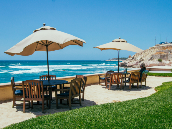 Esperanza Lumaria Lumaria C-106 is a upscale turnkey two-bedroom, two-bathroom ground-floor residence in El Tezal with ocean, Arch, pool and garden – 306 Bahia de las Palmas, San Jose del Cabo, BS