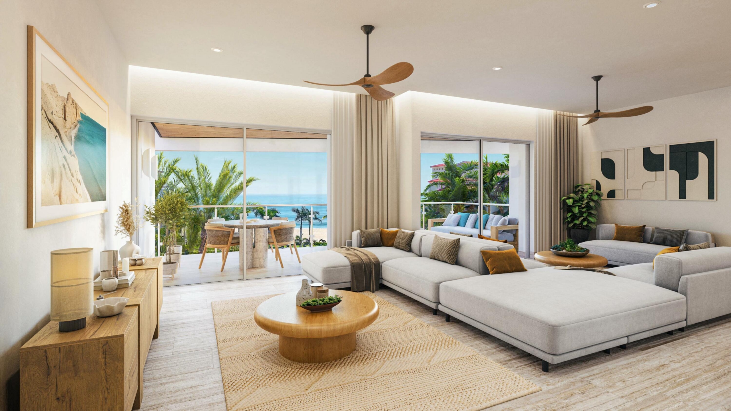 Esperanza Cabo Costa Experience relaxed luxury at Cabo Costa, one of Cabo San Lucas' most desirable new communities. This turnkey two-bedroom, two-bath residence features spacious en-suite bedrooms, a private terrace, and a heated plunge pool designed for effortless indoor-outdoor living. Clean architectural lines, warm natural finishes, and an inviting open floor plan create a home that is equally suited for full-time living, vacation escapes, or investment. Community amenities include an infinity-edge pool, clubhouse, fitness center, business center, and beautifully maintained grounds. Contact me today to learn more or arrange a private tour. – A104 Avenida El Encanto, San Jose del Cabo, BS