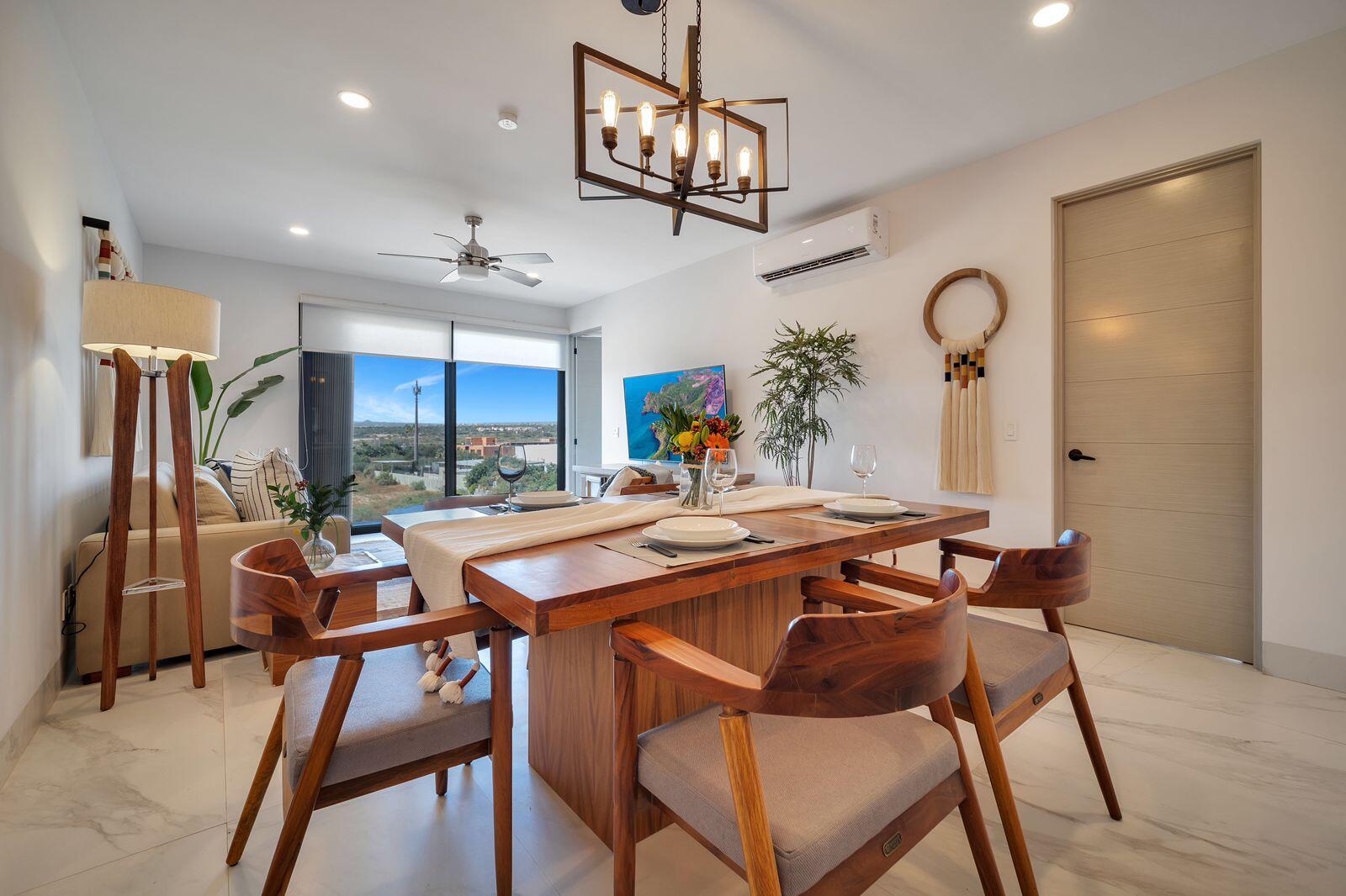 Esperanza Amaterra Exceptional PH Corner in Amaterra. Experience one of the finest residences in Amaterra Cabo San Lucas. This beautifully upgraded 2-bedroom, 2-bathroom Penthouse Corner Unit offers an exceptional combination of location, privacy, style, and investment potential. Situated on the top floor in the premier corner location within the community, this residence enjoys open for sale