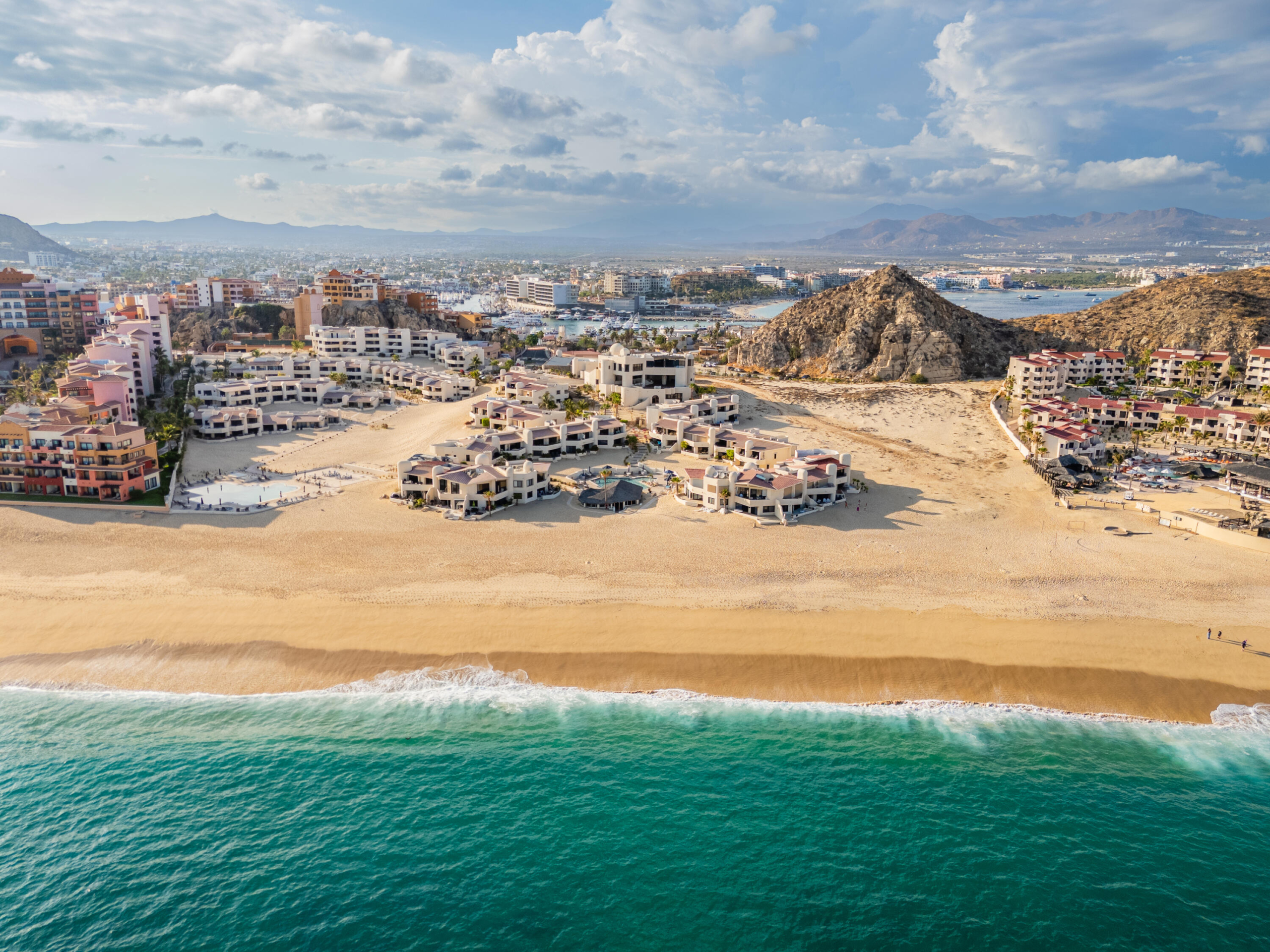 Esperanza Terrasol Renovated Condo Third Row from the Beach in Terrasol Cabo San Lucas! This is a spacious turn key studio just a few steps from the beach and walking distance to the Marina. It has been remodeled with granite and marble counter tops, marble floors and showers, tempered glass shower doors, stainless steel appliances and more. The oversized terrace is great for entertaining as you enjoy the Pacific Ocean for sale