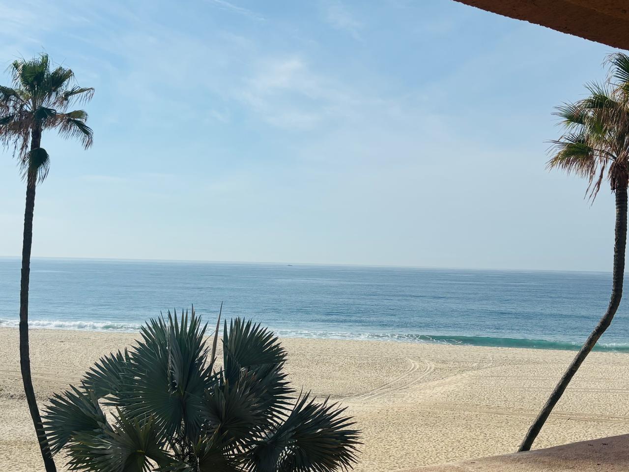 Esperanza La Jolla Experience the ultimate beachfront lifestyle in this stunning third-floor penthouse at La Jolla de Los Cabos, on the world-renowned Costa Azul Beach -- San José del Cabo's finest coastline. This furnished 2-bedroom, 2-bathroom residence boasts soaring high ceilings and a 220 sq ft private terrace where nature puts on a show: watch sea turtles nesting in summer and humpback whales resting with their calves in winter, all from your own balcony. Wake up to breathtaking sunrise for sale