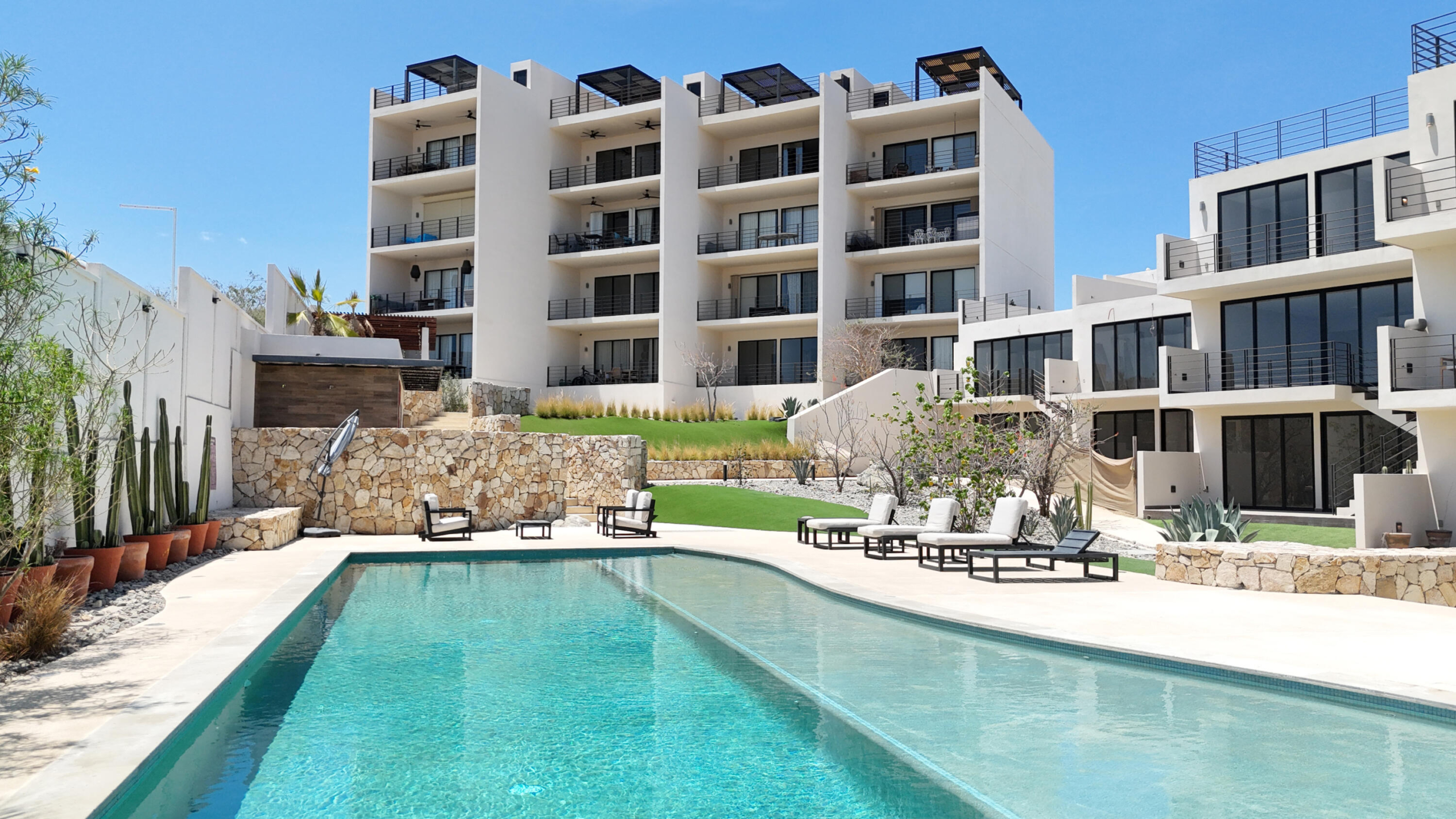 Esperanza La Mar Experience the perfect blend of modern living and endless possibilities in this brand-new 2-bedroom penthouse condo. Never occupied and offered without furniture or appliances, this residence is a true white canvas, ready for you to design and personalize to your own style and taste.Enjoy breathtaking ocean for sale